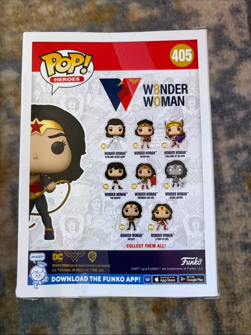 Funko Wonder Woman Odyssey Pop! Vinyl - Red, Gold, Black
